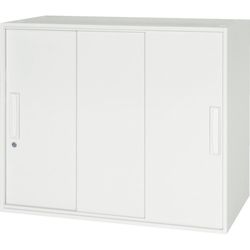 ダイシン 壁面収納庫 3枚引戸型 上下兼用w800 ホワイト V840 07ts ダイシン Misumi Vona ミスミ