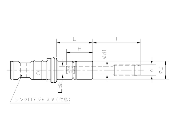 BIG メガシンクロタッピングホルダタップホルダ M14、U9/16適用 MGT20M14U91635