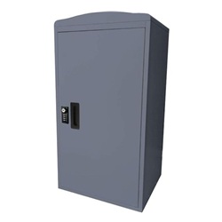 宅配ボックス ダイヤル/キー2way 73L大容量 工事不要 盗難防止 グレー 6300051831