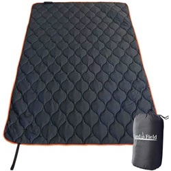 アウトドアブランケット 大判200×140cm 洗える ひざ掛け ボタン付き 6300051794