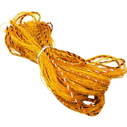 区画ネット 100mm目 有結 黄色 1x10m 6300052159