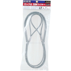 公式卸売り ＴＲＵＳＣＯ メッキ付ワイヤロープ Φ６ｍｍＸ２００ｍ