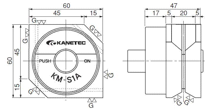 KANETEC カネテック  定規押えKM-B KM-B2 - 5