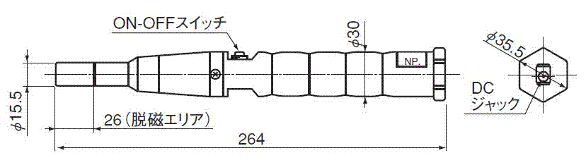KMDP-16A | ペン形脱磁器 | カネテック | ミスミ | 406-3724