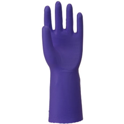 2046-M | やわらかい手袋 ビニール厚手 パープル色 ＃2046 | 川西工業 