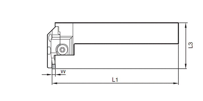 □京セラ 端面加工用ホルダ CSKN CSKNR3225P15(5454719)[送料別途