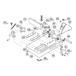 チップソー切断機用部品 グローバルソー グローバルソーカッターSPC-355用パーツ