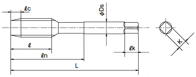 受注生産品 オーエスジー OSG スパイラルタップ ロングシャンク EX-LT-SFT HSE STD M2.6 X 0.45 100 17773 