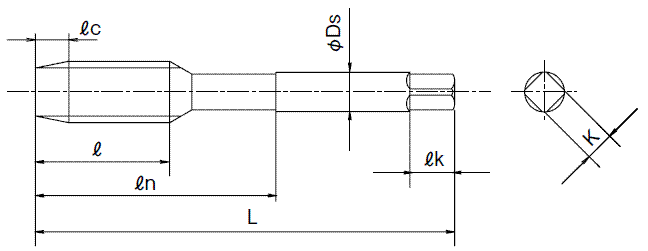 EX-SC-SFT-OH3-M22X2.5 | スパイラルタップシリーズ ショートチャン