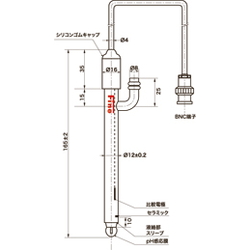 pH複合電極 GST-5841C 一般用 | 東京硝子器械 | MISUMI-VONA【ミスミ】