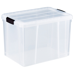 Trusco クリアライトボックス 66l 黒半透明 トラスコ中山 Misumi Vona ミスミ