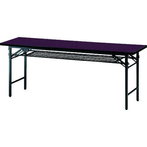 折りたたみ会議テーブル　ローズ折りたたみ会議テーブル　天板色：ローズ 型番：TS-1545