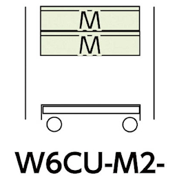 W6CU-SD2-G | ヤマテック スペシャルワゴン W600×D400 移動式 質量