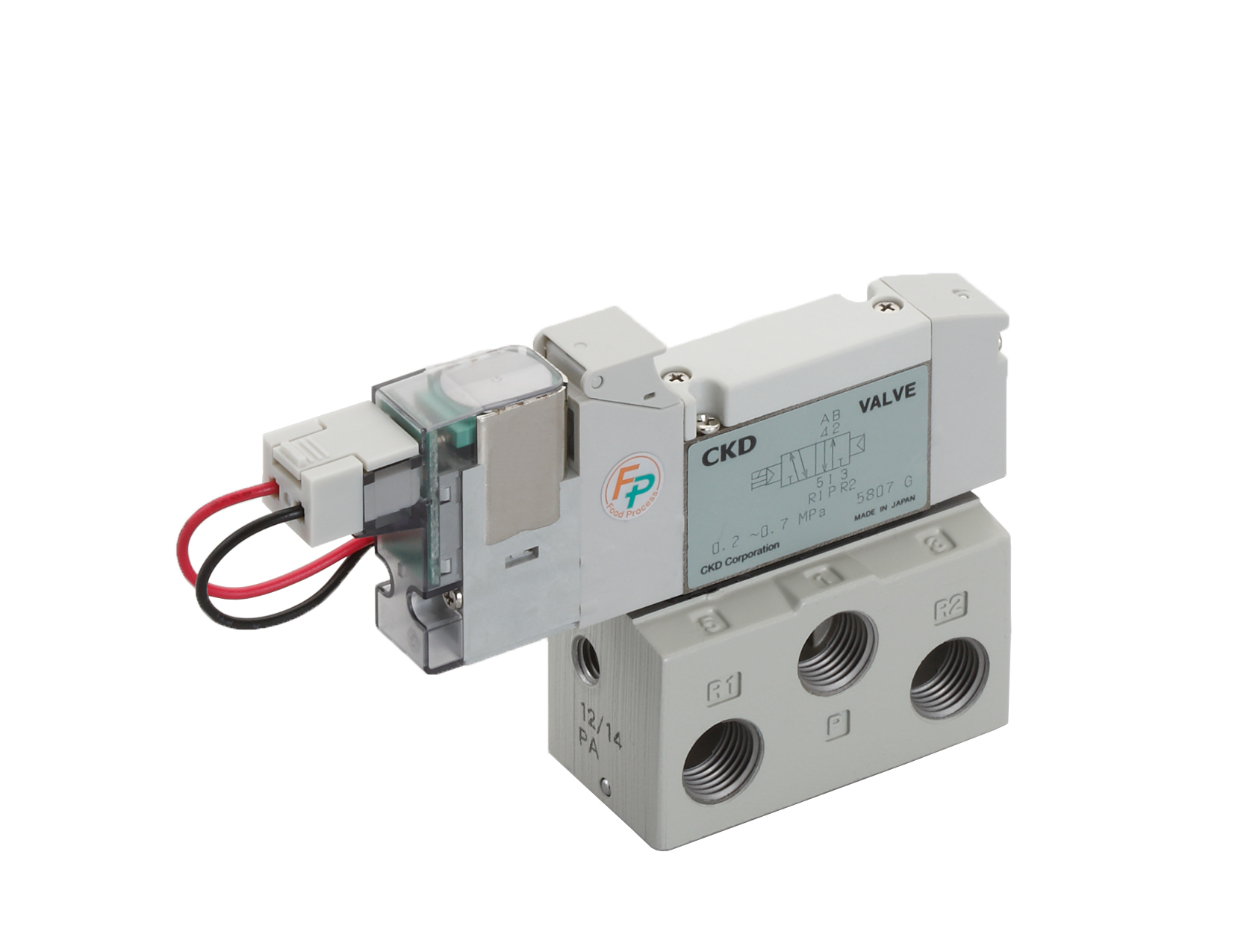 食品製造工程向け 単体バルブ ダイレクト配管 3GA1・2・3／4GA1・2・3-FP1シリーズ