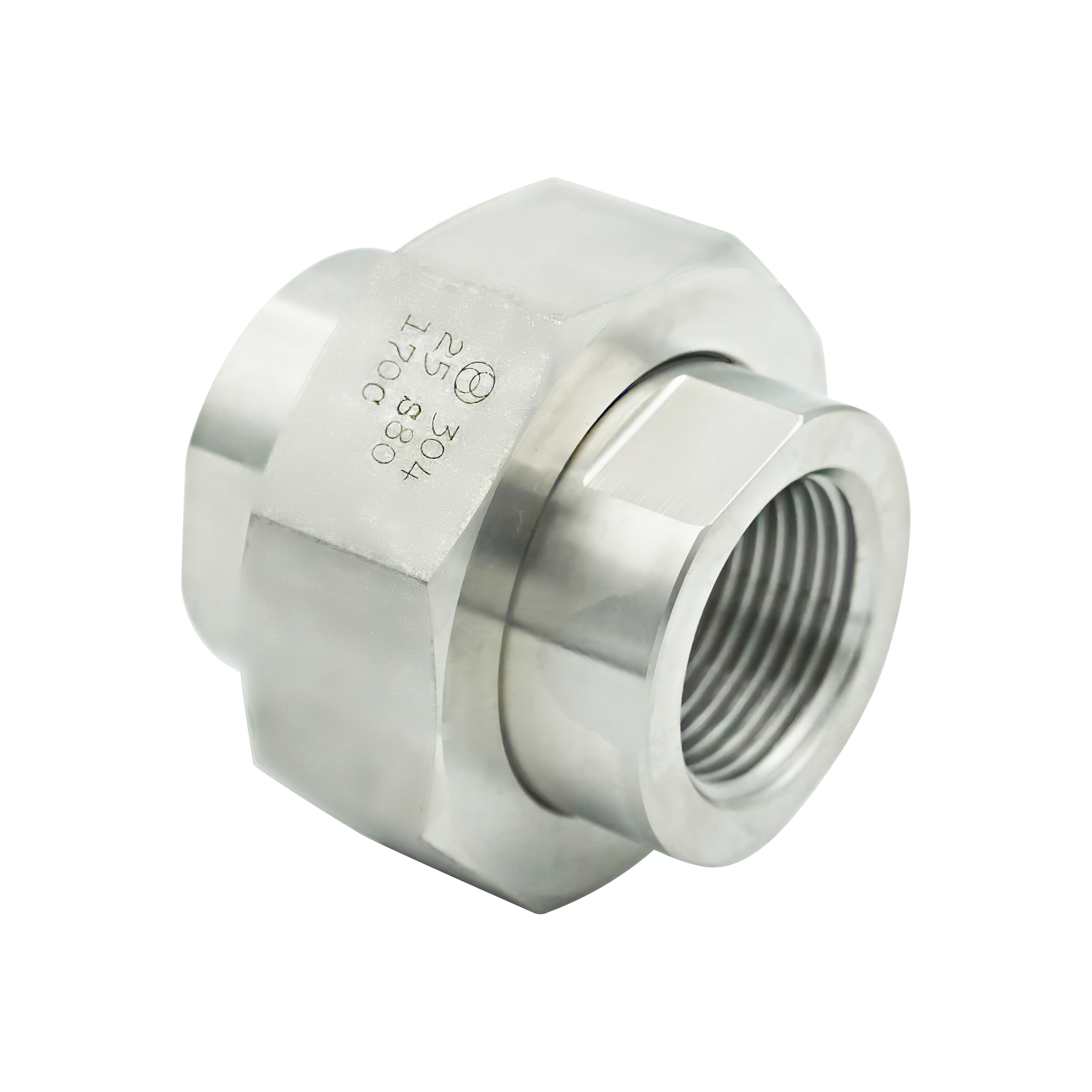 ステンレス製ねじ込み式管継手 118SS Oリング式ユニオン SUS304