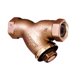 鉛フリーキーパロイ製給湯用コアコートバルブ Y形ストレーナ