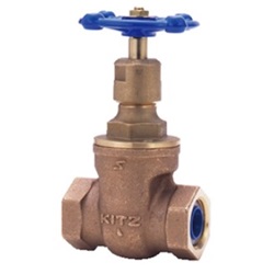 鉛フリーキーパロイ製 給水用コアコート埋設用ゲートバルブ