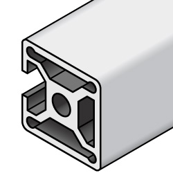 アルミフレーム　６シリーズ　正方形　３０×３０ｍｍ　１列溝　１面溝
