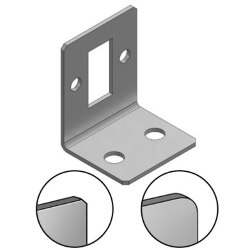 L型板金 取付板・ブラケット－フリー寸法 四角穴タイプ－ SWRES