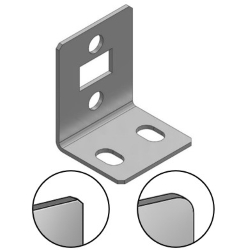 L型板金 取付板・ブラケット－フリー寸法 四角穴タイプ－ SWRFS