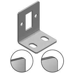 L型板金 取付板・ブラケット－フリー寸法 四角穴タイプ－ SWRGS