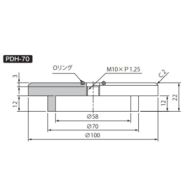 独泡パッド PDシリーズ 保守部品(ホルダー) PDH PDH-70