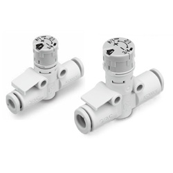 小型目盛付スピードコントローラ インラインタイプ AS-FSAシリーズ