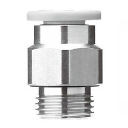 ワンタッチ管継手 ステンレス KQ2-Gシリーズ ハーフユニオン KQ2H-G（パッキンシール）