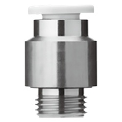 ワンタッチ管継手 ステンレス KQ2-G 六角穴付ハーフユニオン KQ2S-G（パッキンシール）