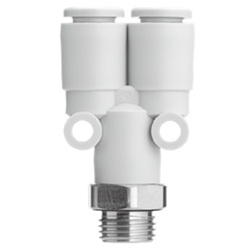 ワンタッチ管継手 ステンレス KQ2-Gシリーズ ブランチ KQ2U-G（パッキンシール）