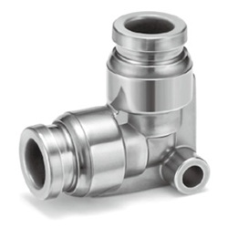 FDA適合 SUS316ワンタッチ管継手 KQG2-Fシリーズ エルボ KQG2L-F KQG2L08-00-F