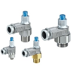 六角レンチ調整用 目盛付金属スピードコントローラ ASB-Hシリーズ