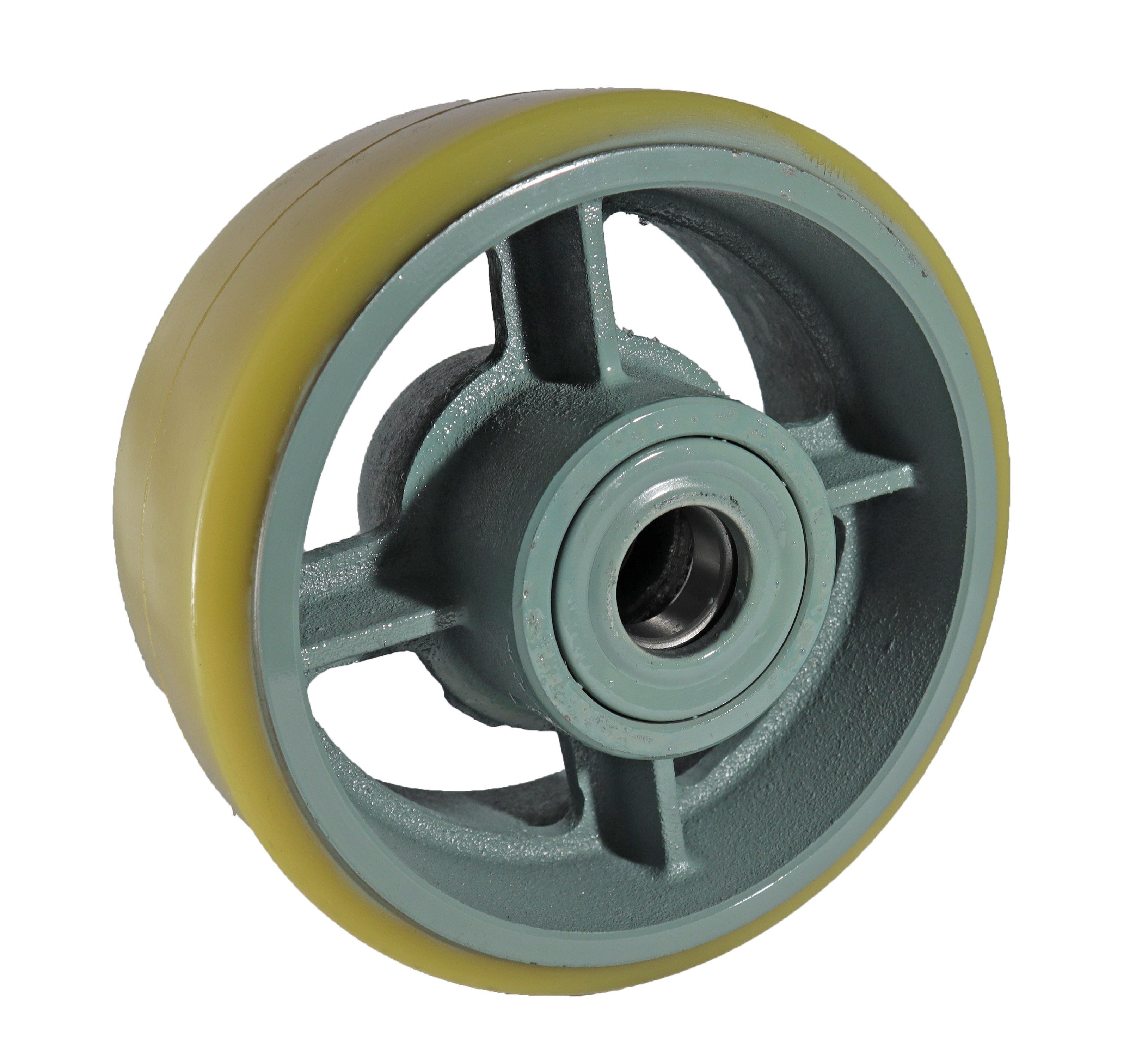 10％OFF ヨドノ 鋳物重荷重用ウレタン車輪ベアリング入 ＵＨＢ１５０Ｘ７５ 1個 品番