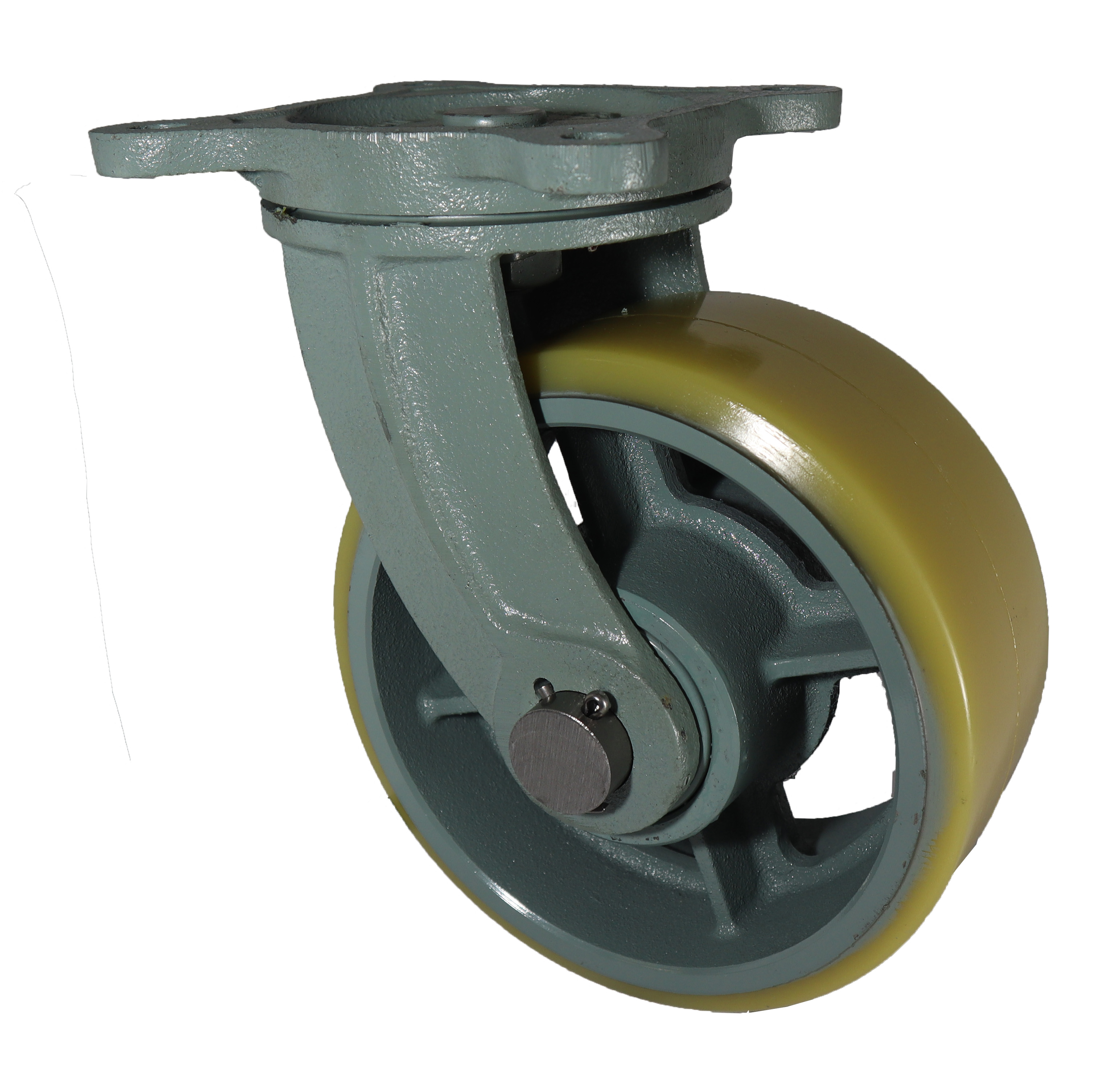新品即決 ヨドノ 重荷重用ウレタンゴム車輪 ヨドノ 鋳物重荷重用ウレタン車輪自在車付き UHBーg200X65 UHB-G200X65  (62-9074-70)