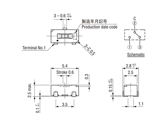 日本電産コパル電子 基板用ディップスイッチ 日本電産コパル電子 Misumi Vona ミスミ