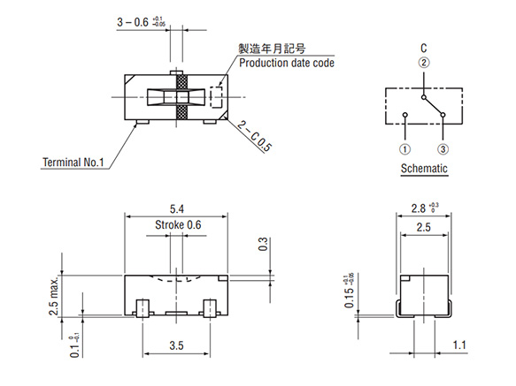 日本電産コパル電子 基板用ディップスイッチ 日本電産コパル電子 Misumi Vona ミスミ