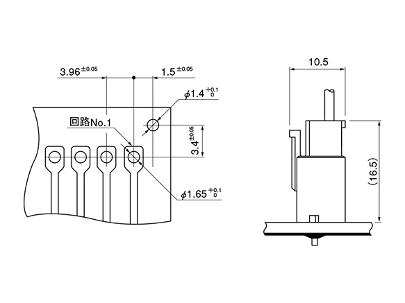 VHコネクタ（プリント基板用コネクタ） | 日本圧着端子製造 | MISUMI-VONA【ミスミ】