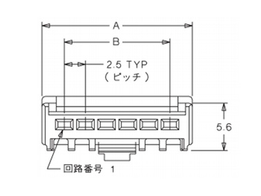 2.5 mm Pitch Wire-to-Wire Connector Housing (51111): related image