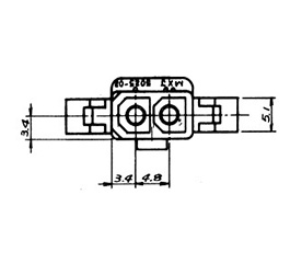 4.80 mm Pitch Mini-Fit Relay Housing (5025 Plug): related image