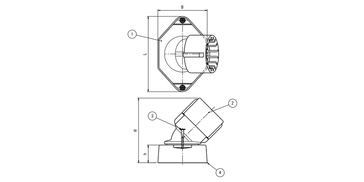 仮枠ブッシング45°（コンパクトタイプ） PF管用 | 未来工業 | MISUMI-VONA【ミスミ】