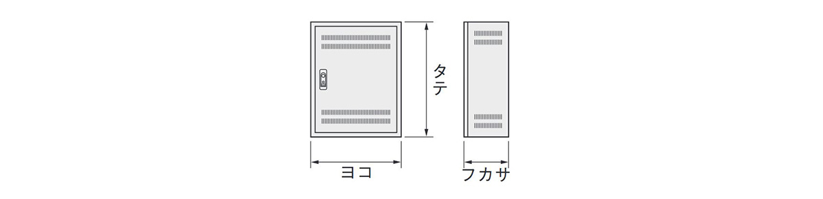 P】【】日東工業 B12-68LS (キャビネット 熱機器収納キャビネット [OTH04522]
