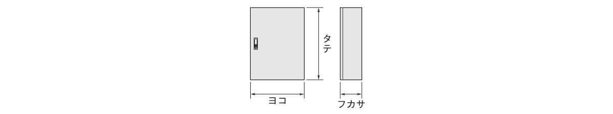 日東工業 S12-75-2 盤用キャビネット露出形 屋内用鉄板ベース ヨコ700mm タテ500mm フカサ120mm 塗装色;選択してください。 - 3