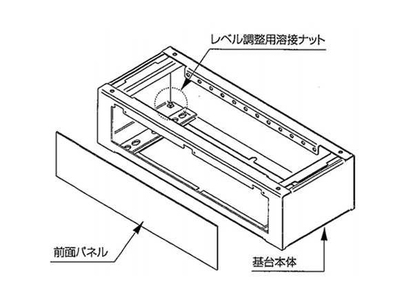 させてⅮ 日東工業 [OTH34466] K-material-shop - 通販 - PayPayモール EX35-2ZD 自立用基台（左右