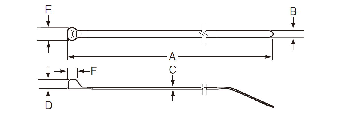 パンドウイット 旗型タイプナイロン結束バンド 耐候性黒 (1000本入) PLM2M-M0 パンドウイットコーポレーション - 4