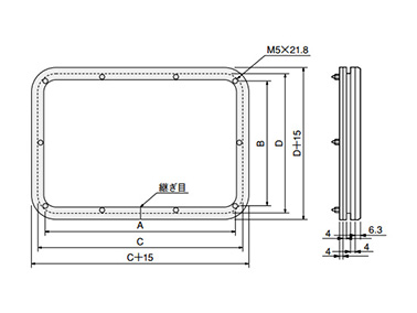 アルミ窓枠 Ay型 Ip55 篠原電機 Misumi Vona ミスミ