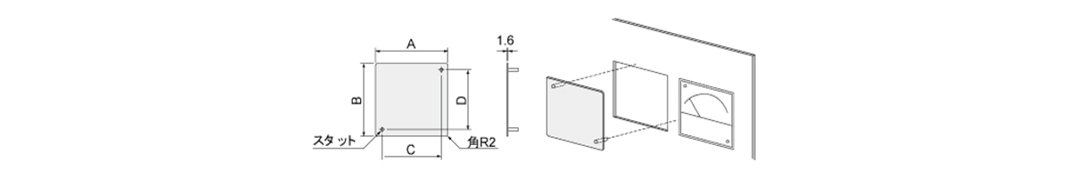 MBP-0510 | 盤用アクセサリー ブランクパネル | 篠原電機 | MISUMI 