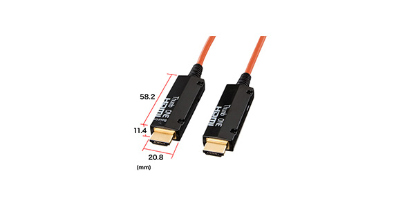 光ファイバHDMIケーブル（20m） KM-HD20-FB20  サンワサプライ 