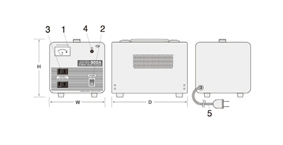 AVR-Aシリーズ 交流定電圧電源装置 | スワロー電機 | MISUMI(ミスミ)