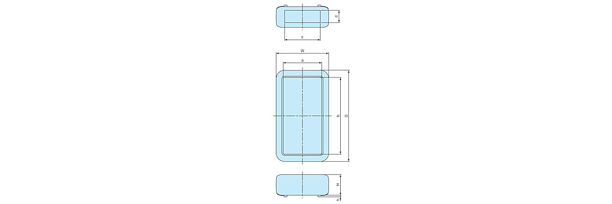 LCSC series silicone cover outline drawing