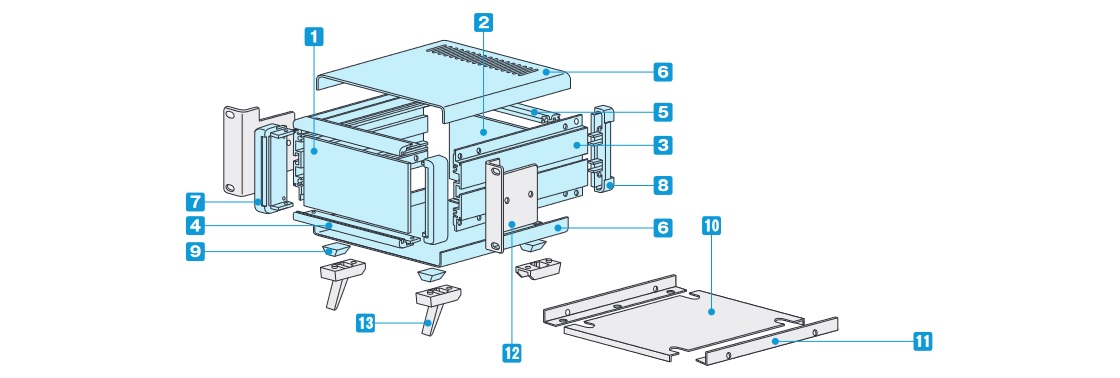 あすつく対応 「直送」 タカチ電機工業 MS66-43-45B 直送 代引不可・他メーカー同梱不可 MS型メタルシステムケース MS664345B メタルシステムケース MSシリーズ（上下カバー鉄製） | 製品情報